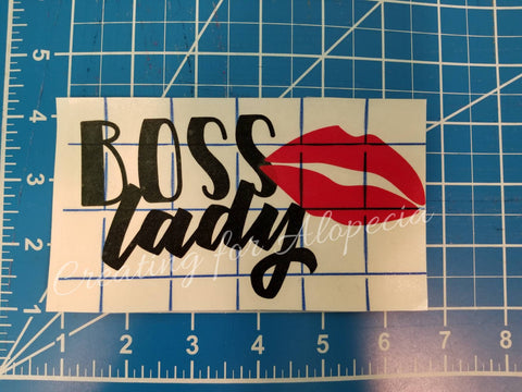 "Boss Lady" Decal