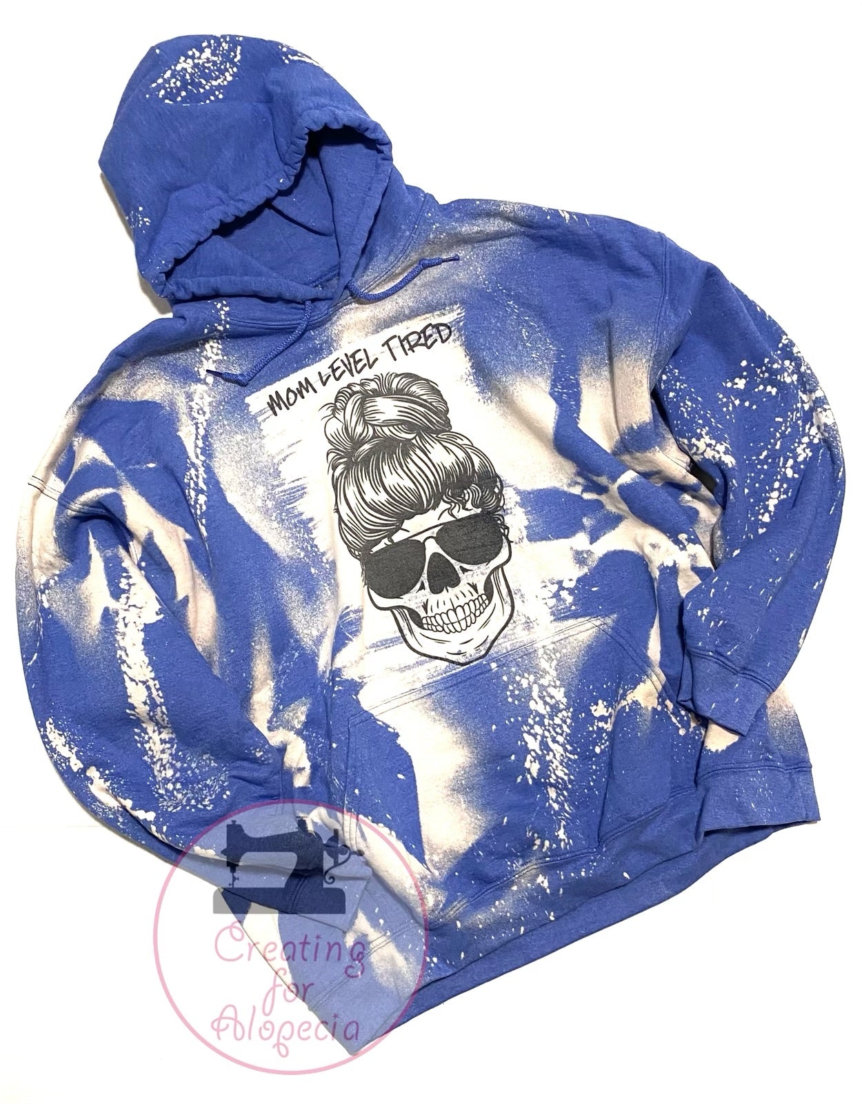 2XL “Mom Level Tired” Sublimation Hoodie